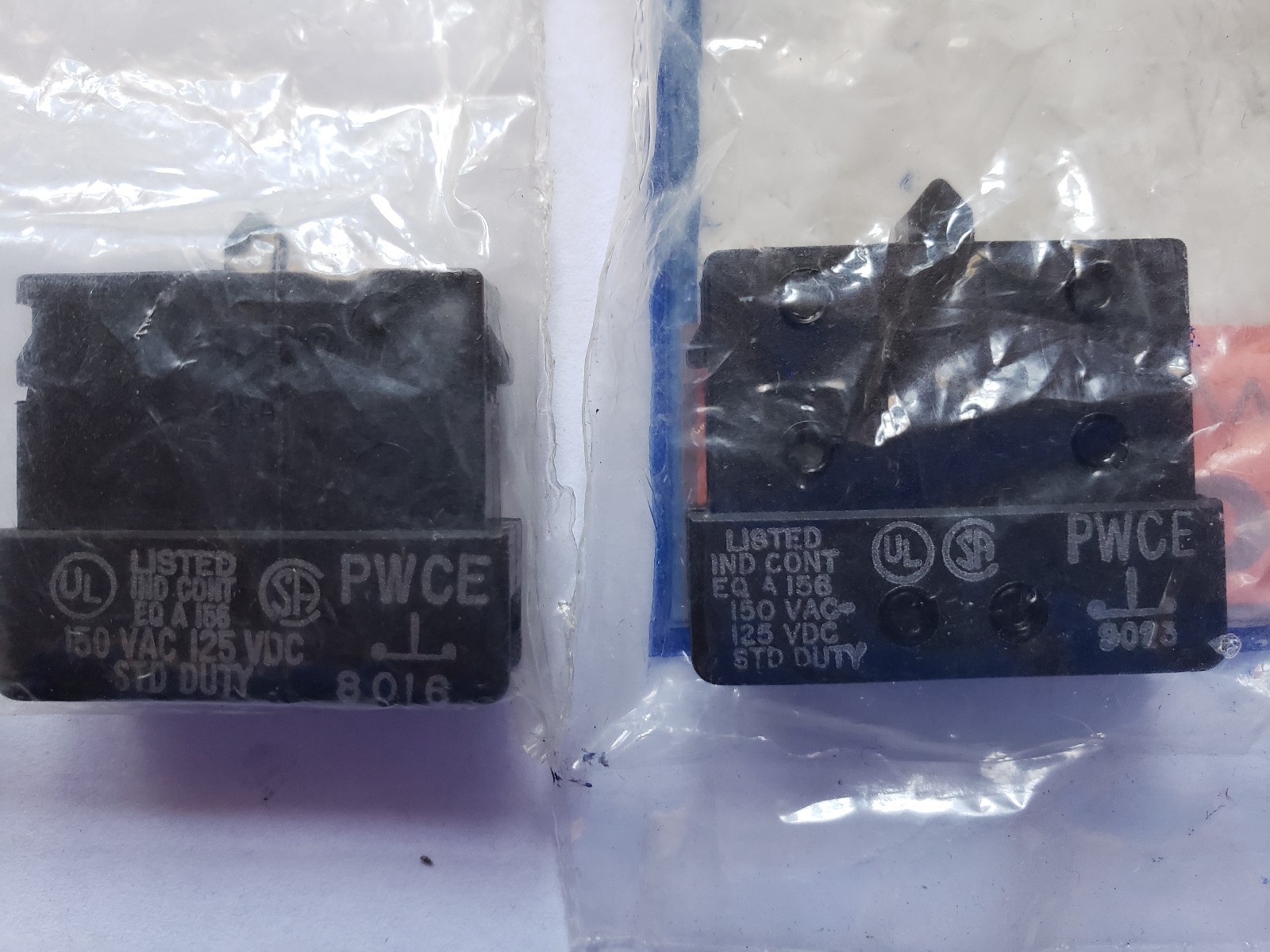 PWCE MICROSWITCH **SOLD IN LOT OF 2**