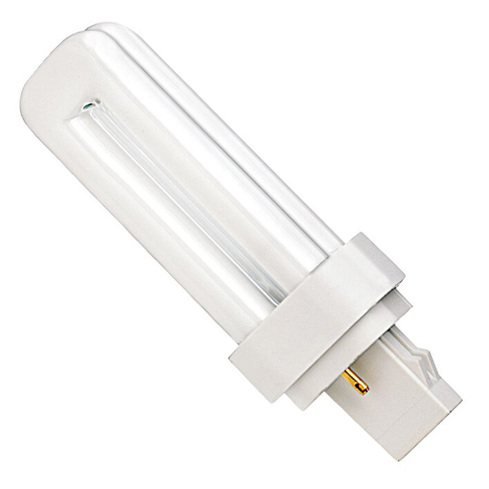 Sylvania 21117/20691 CF13DD/827/ECO CFL 13W T4 Tube 2-Pin GX23-2 27k Warm White