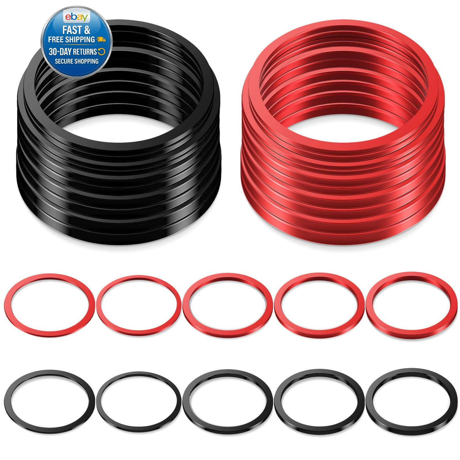 20 Pieces Bike Bicycle Bottom Bracket as shown picture, Red, Black