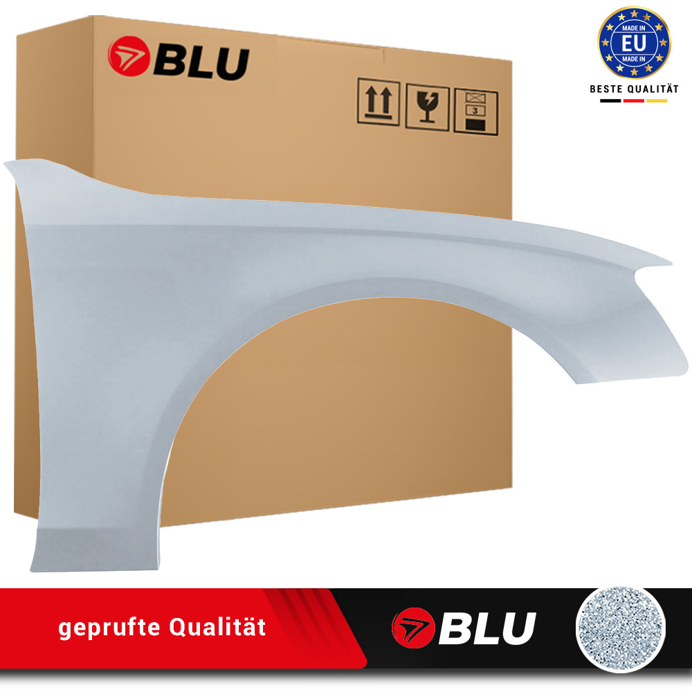 Fender For AUDI A4 B8 S4 LX7W Right Silver 2007-2011 Front Painted New