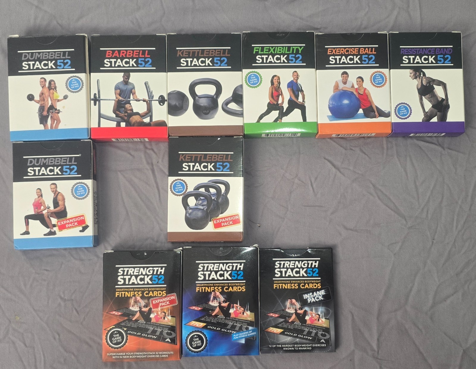 Stack 52 workout cards
