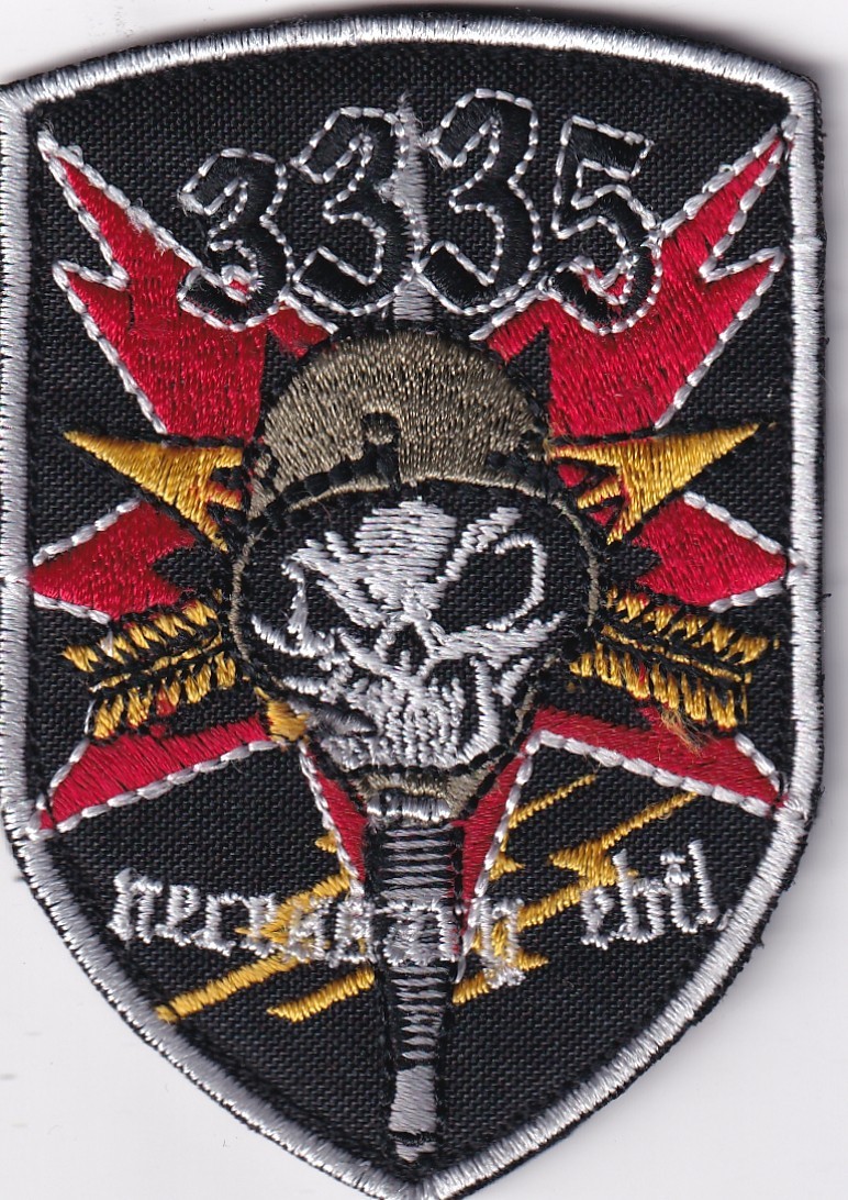 ODA 3335 US Army Special Forces Airborne patch Afghanistan made numbers and mott