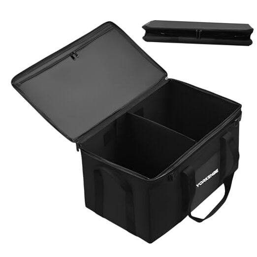 45L Camping Organizer, 1680D Heavy Duty Waterproof Camping Storage for Camping