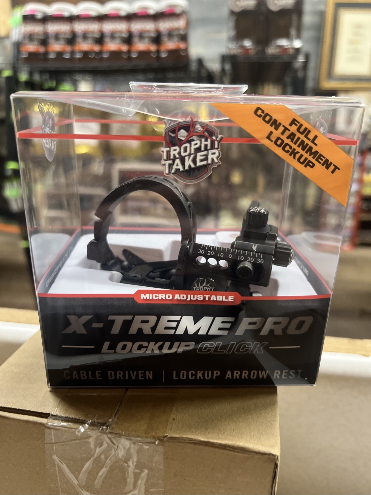 Trophy Taker X-Treme Pro Lockup Click Rest Black Right Hand (Micro Adjustable)