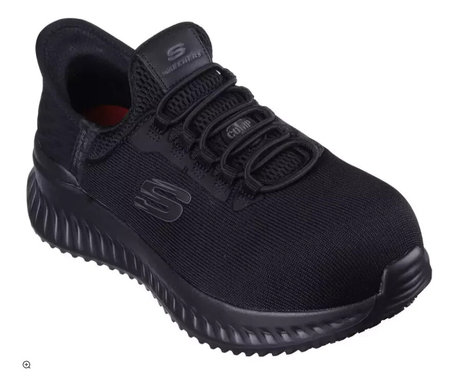 Skechers Women's Black Composite Toe EH SR Slip-in Memory Foam Work  6.5 thru 10