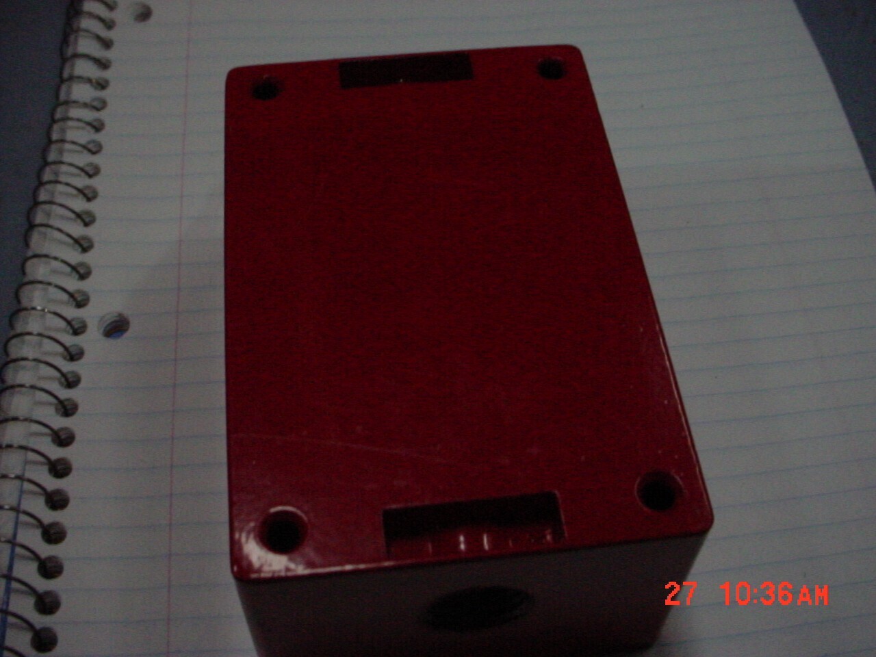 RED Metal BACKBOX for Pull Station