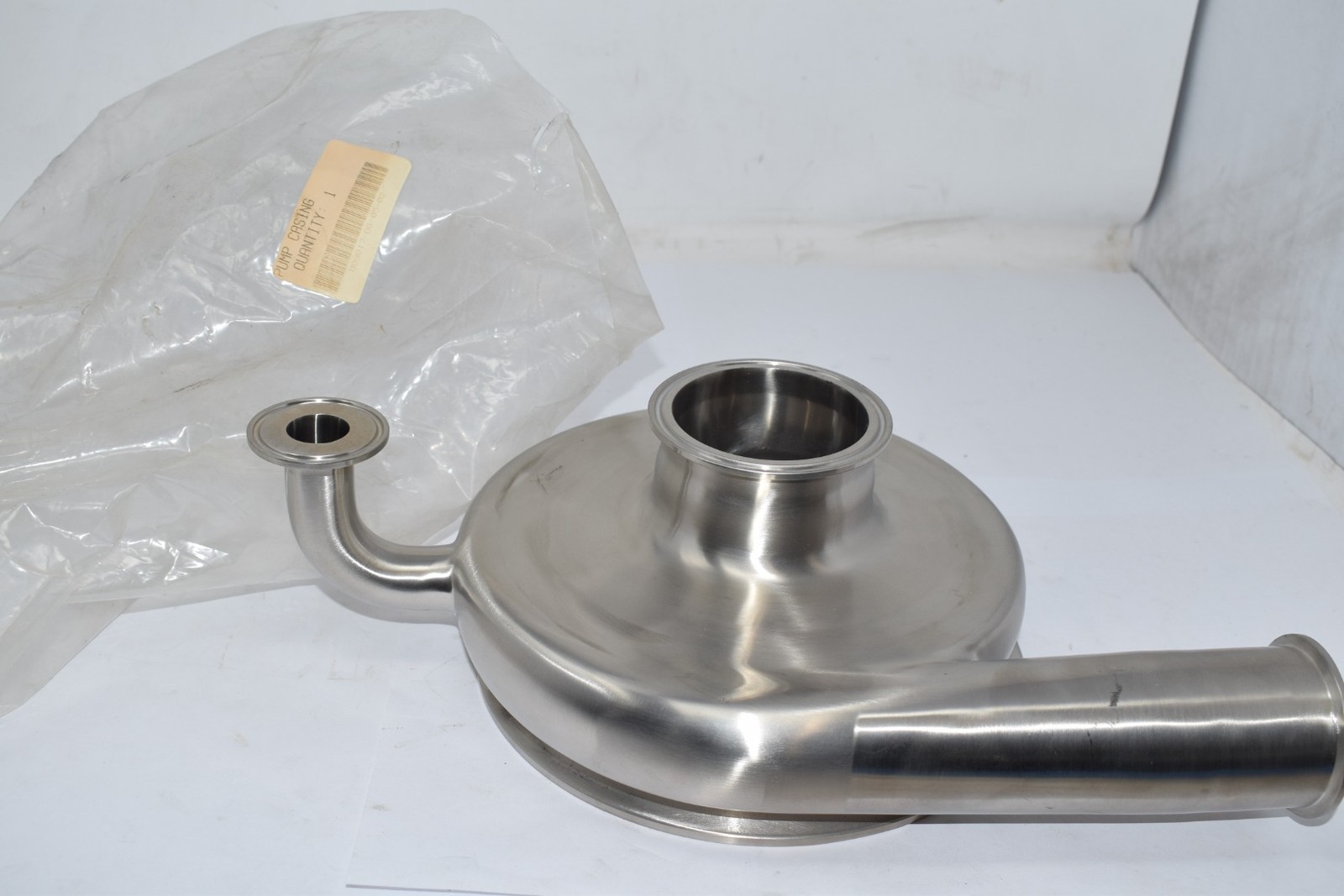 NEW M09017 AH6973 Flanged Pump Casing Stainless Steel