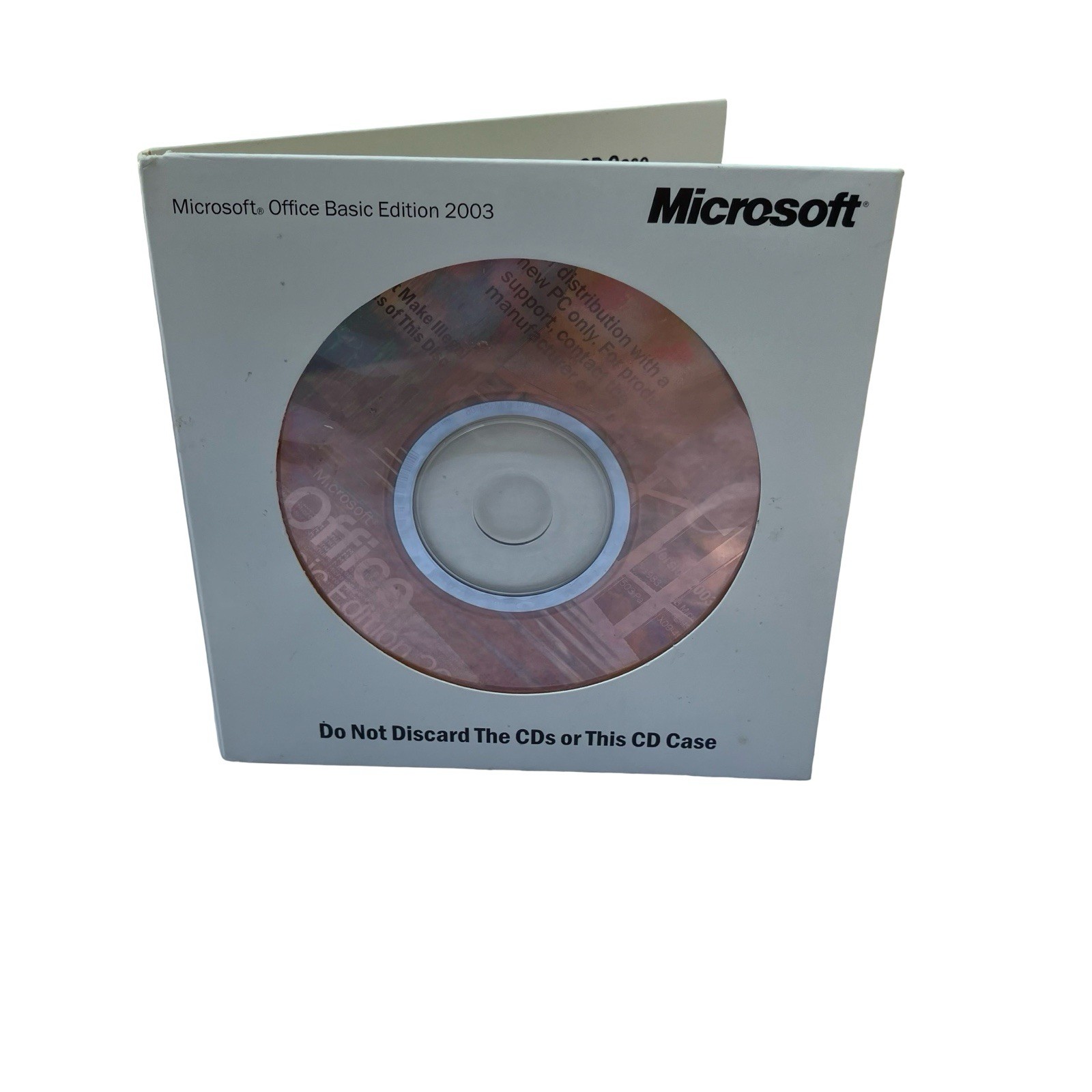 Microsoft Office 2003 Basic Edition With Product Key Disc CD OEM Word Processing