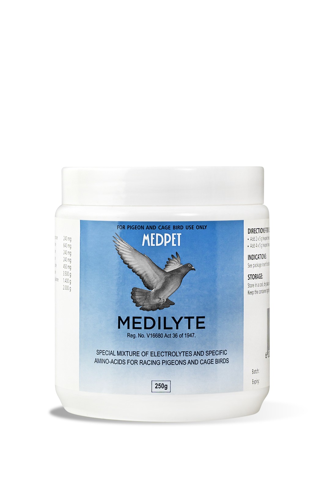 Medilyte 250gr - Special Electrolyte and Amino-acid - by MedPet