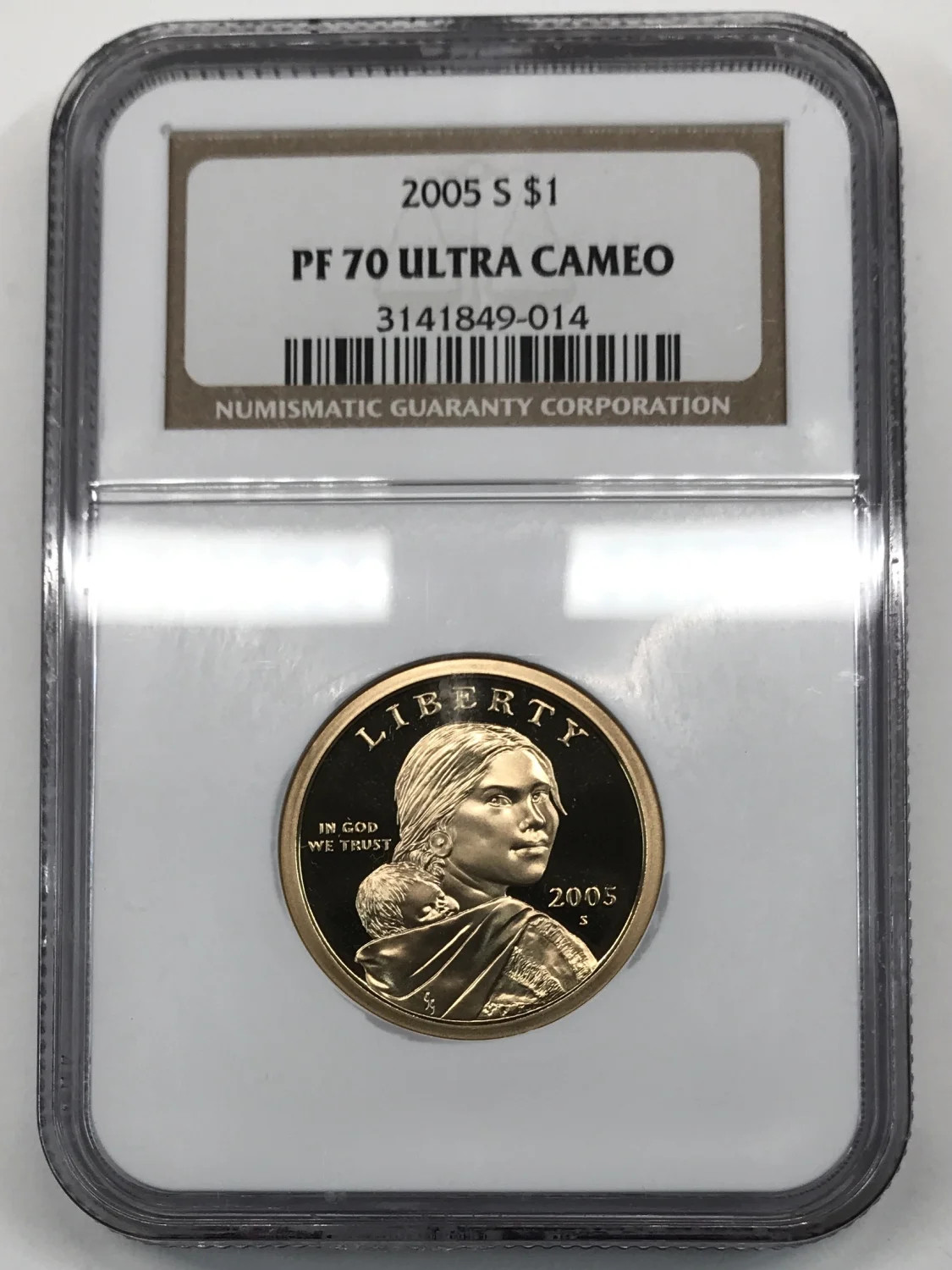 2005-S Proof Sacagawea Dollar NGC PF-70 ULTRA CAMEO