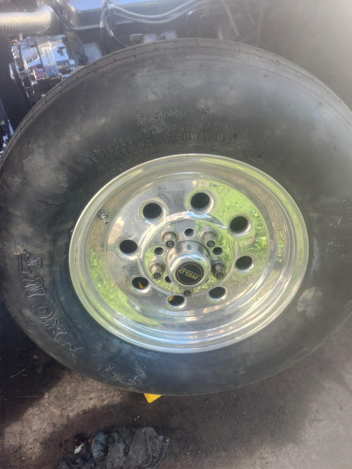 weld draglite wheels with Hoosier tires