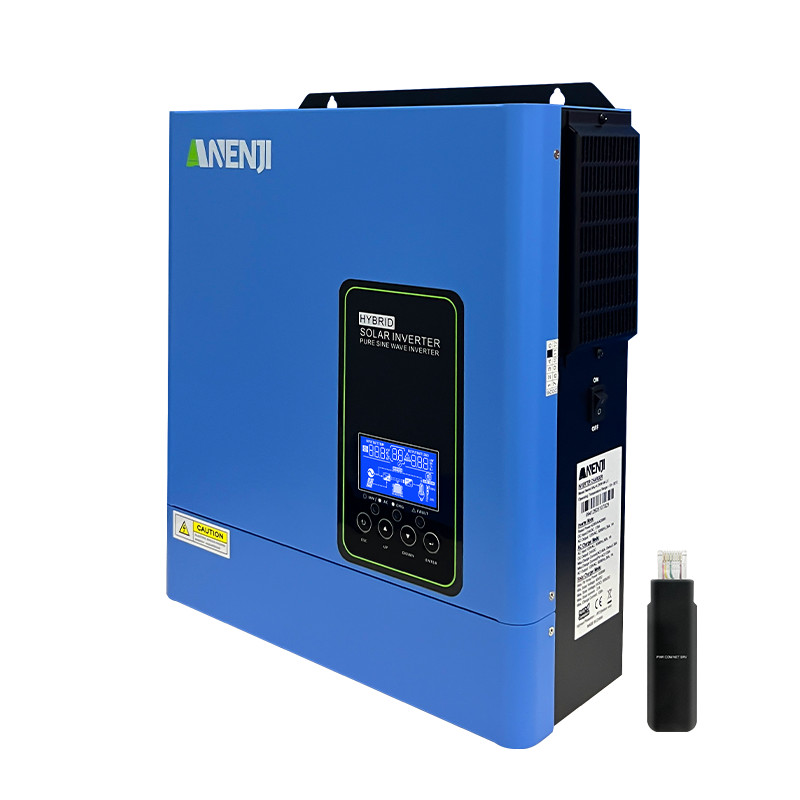 4200W 24V Solar Inverter Hybrid 110V/120V Pure Sine Wave MPPT 120A Controller US