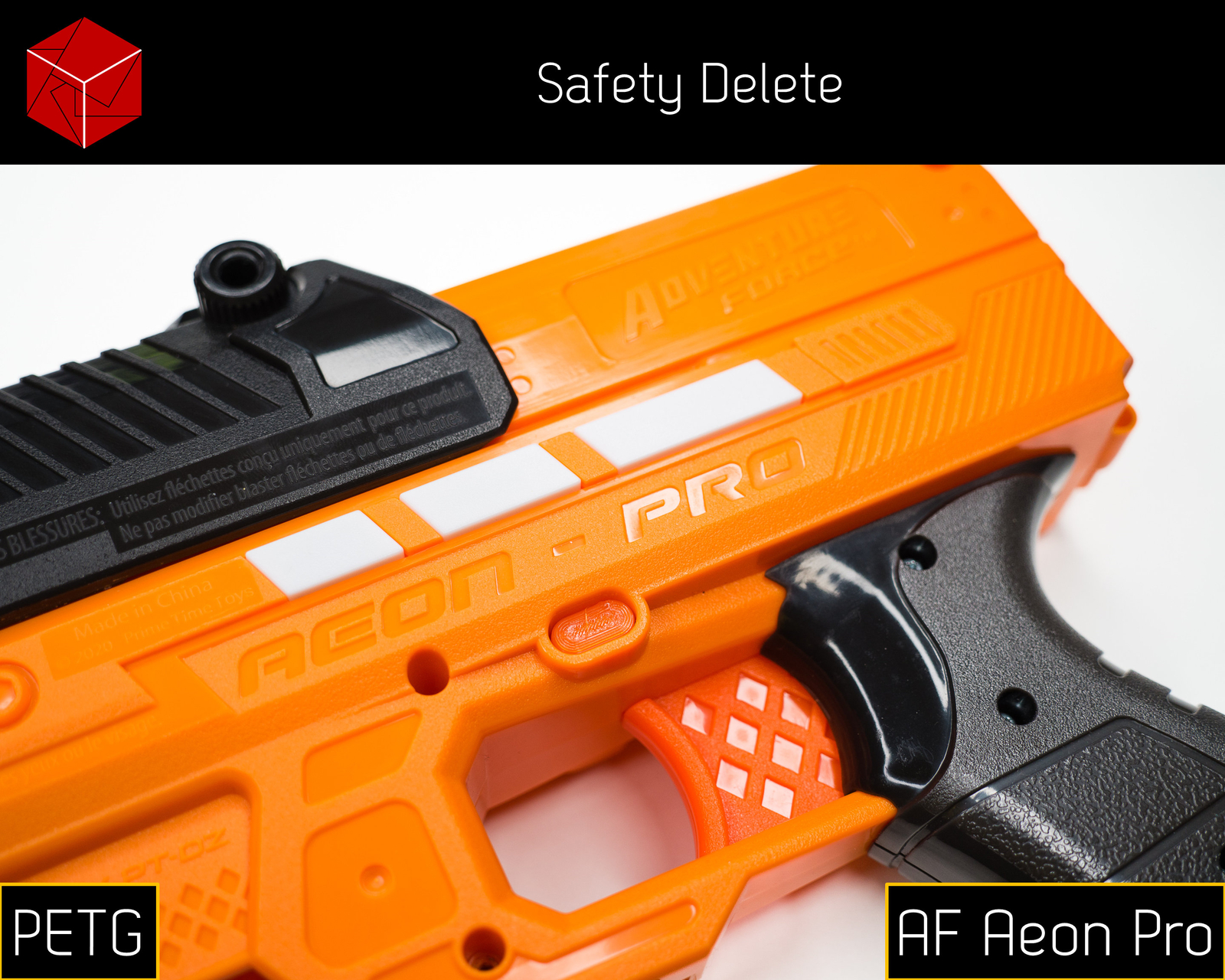 Safety Delete (PETG) for Adventure Force Aeon Pro