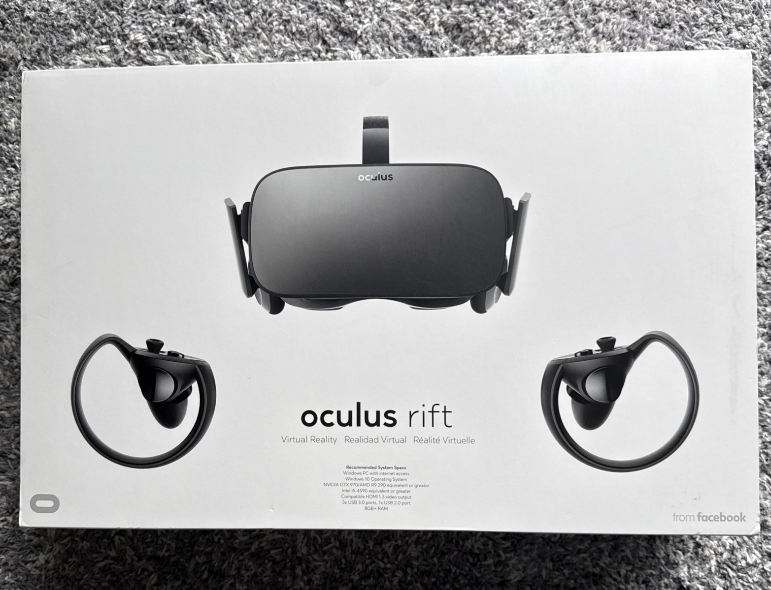 Meta Oculus Rift PC Virtual Reality System - Black (301-00095-01)