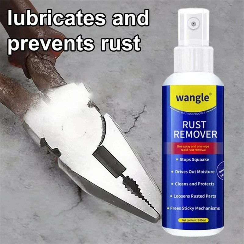 3X Wangle Rust Remover,Anti-Rust Lubricant Spray & Rust Remover Easy Application