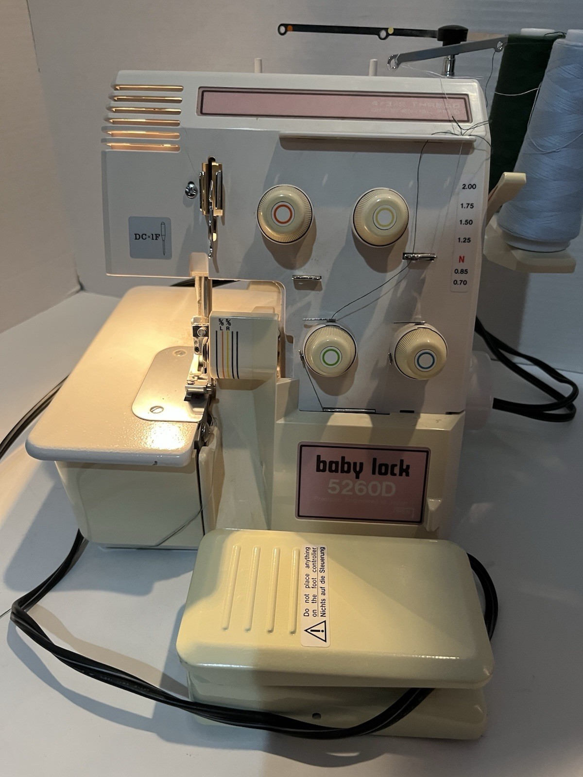 Baby Lock BL5260D (N) Serger Sewing Machine  Includes Pedal and Cord
