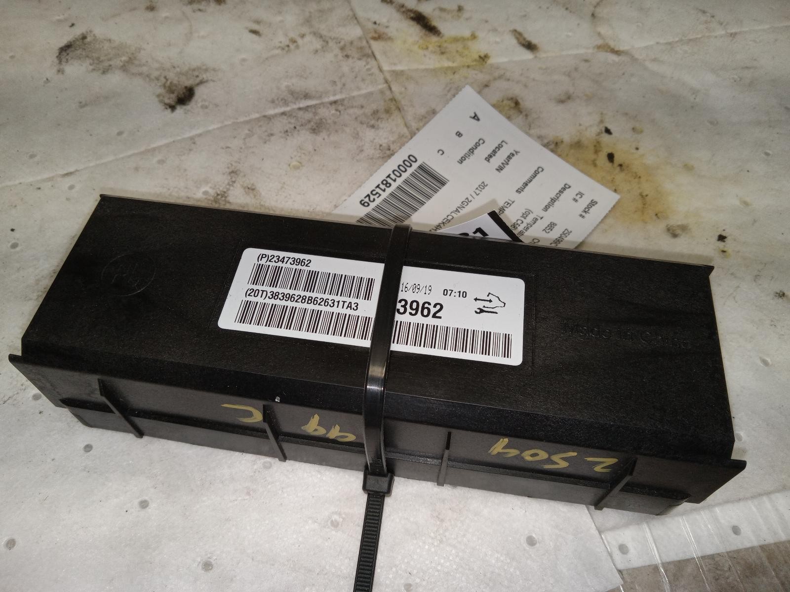 CHEVROLET EQUINOX Chassis Brain Box Temperature; automatic temperature control