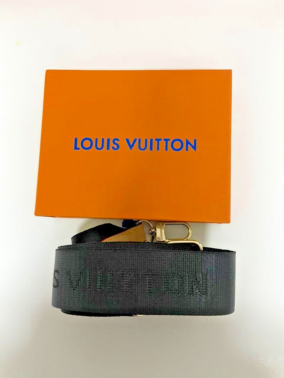 Louis Vuitton Shoulder Strap Adjustable Crossbody Shoulder Replacement Black