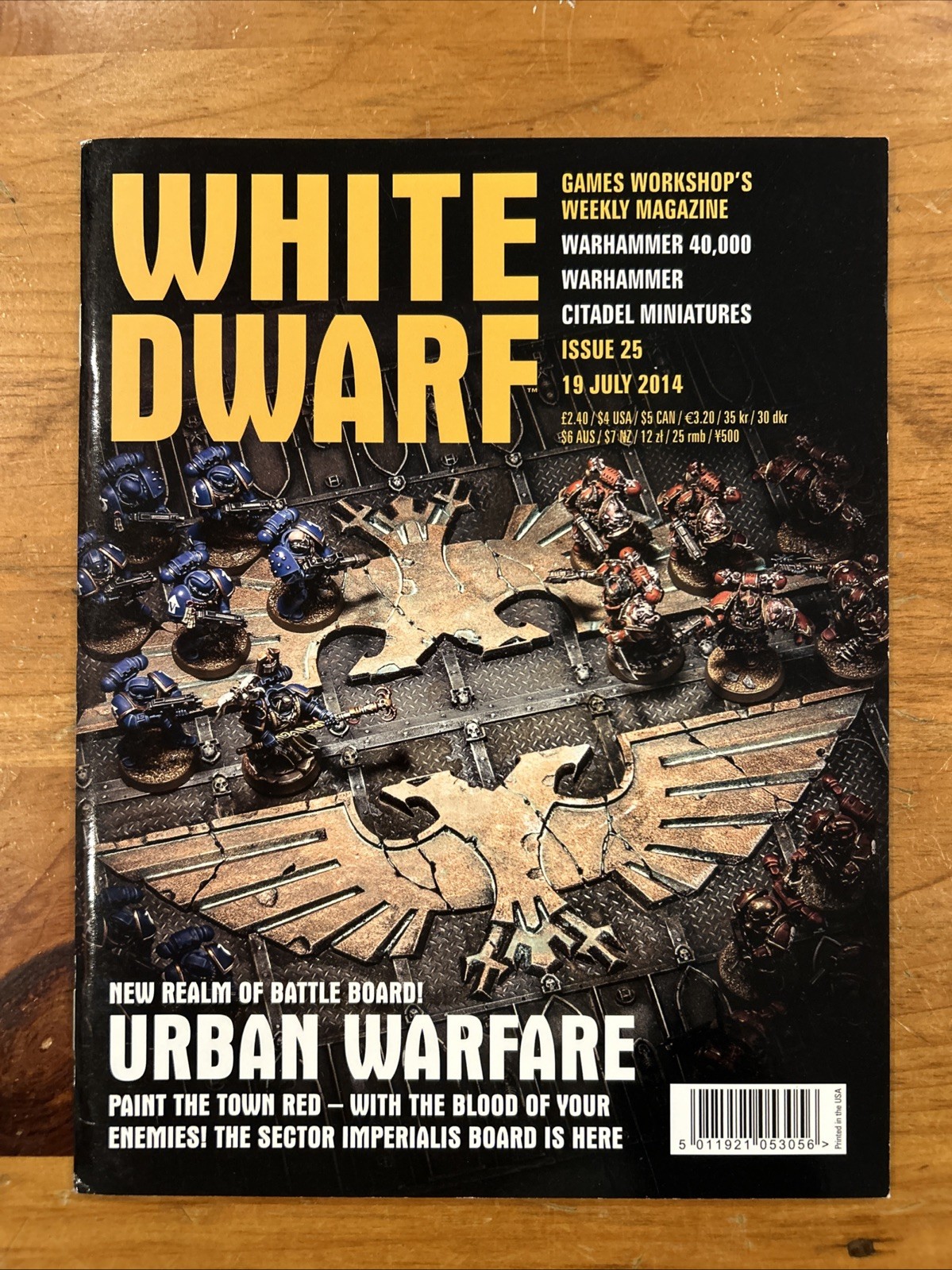 WARHAMMER MAGAZINE WHITE DWARF ISSUE #25 July 19 2014 Urban Warfare