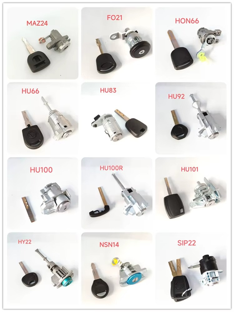 Car Door Lock Cylinder With Key for VW/Toyota/Ford/Honda/Buick/Benz/BMW