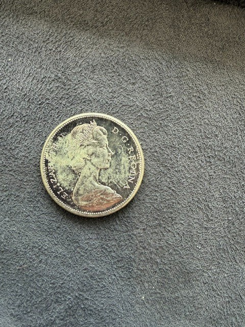 Canada Dollar Silver Coin 1867-1967 Elizabeth II D.G Regina