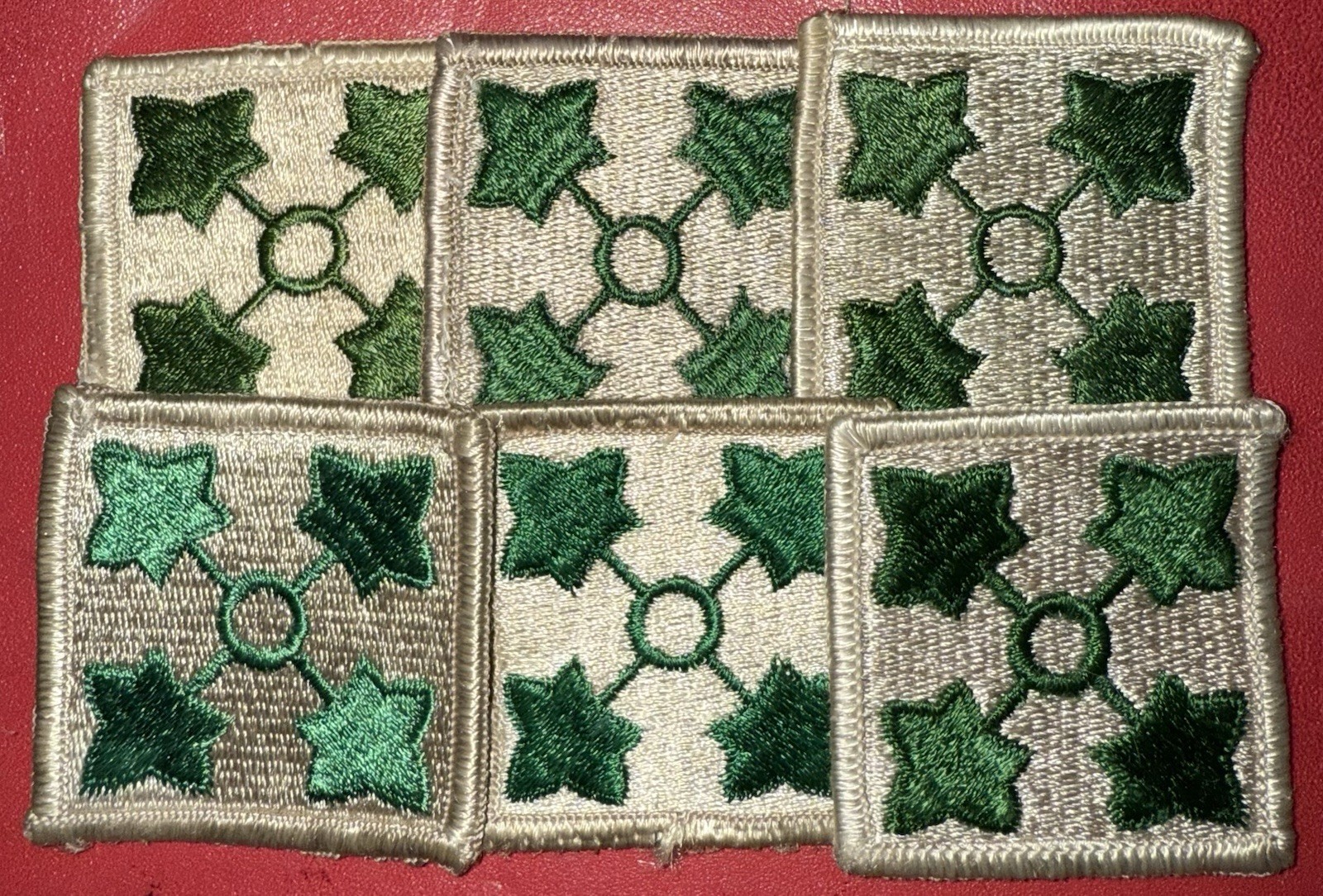 4th Infantry Division Desert Colored SSI Patch (EN)