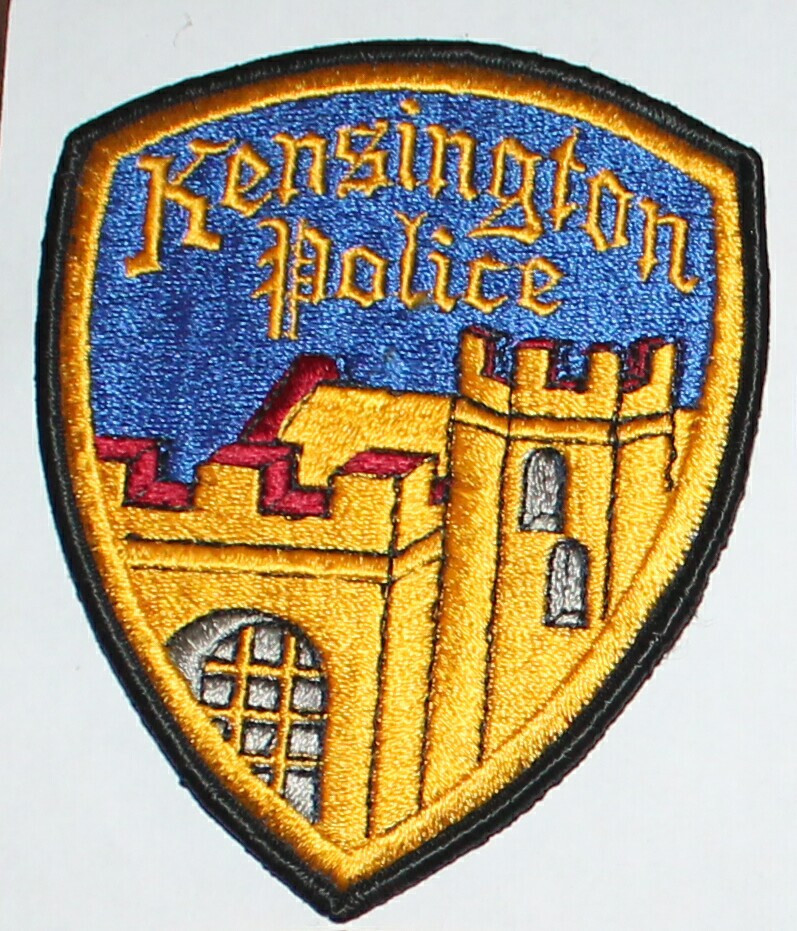 KENSINGTON POLICE Contra Costa Co California Community Services Dist PD patch