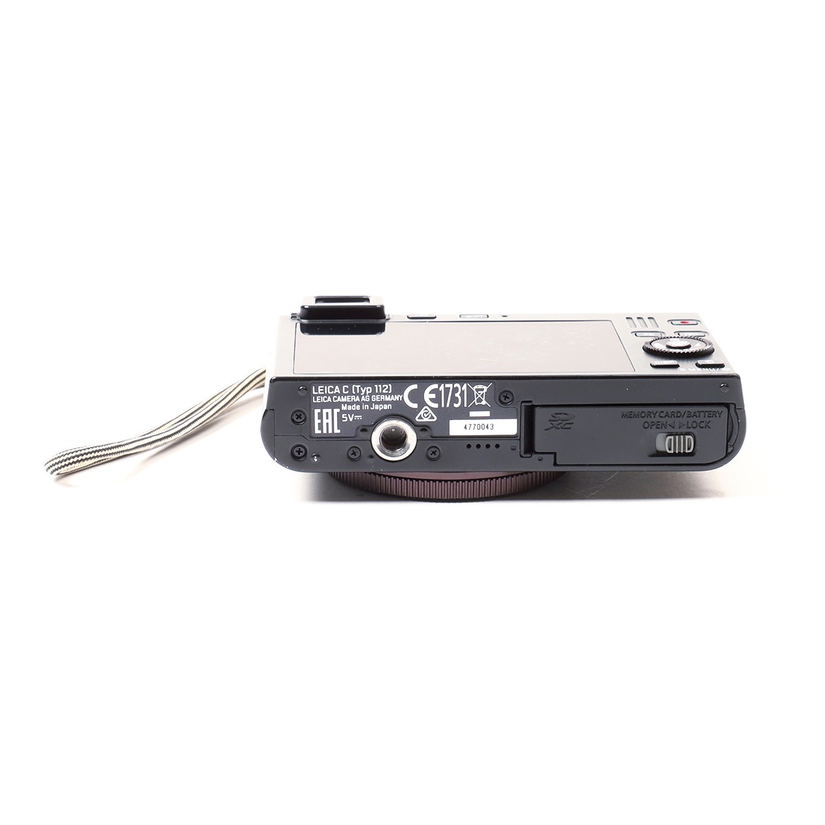Leica C Compact Digital Camera, 12.1MP, with Wi-Fi NFC, Dark Red