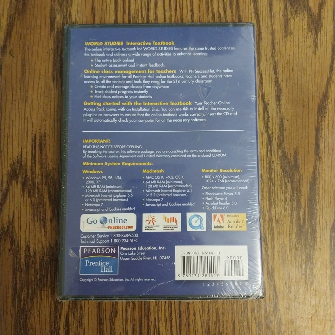 Teacher Online Access Pack Prentice Hall World Studies - CD-ROM: