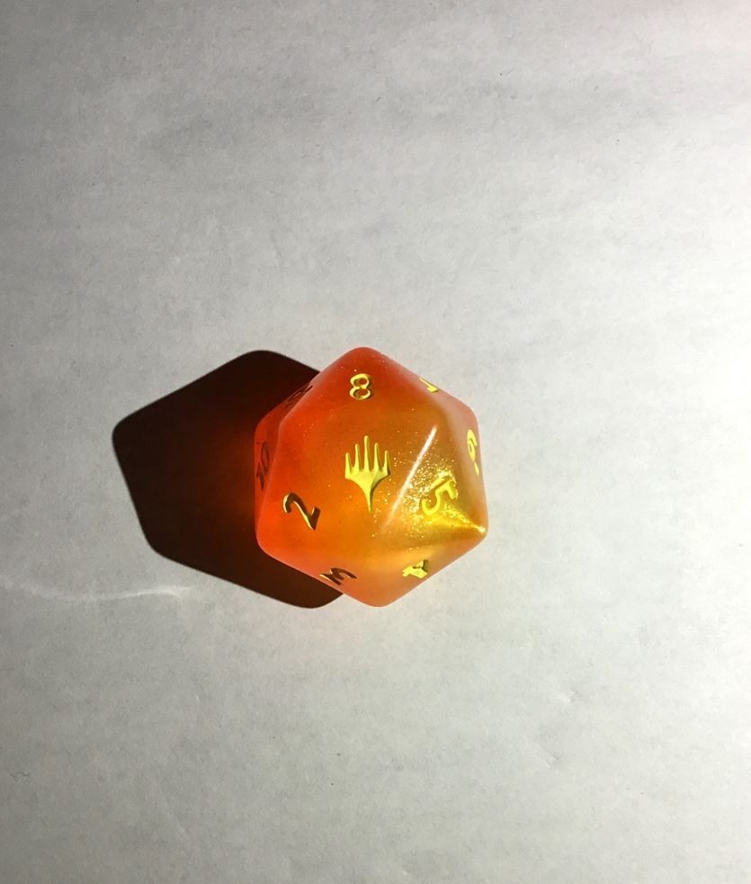 MTG Marvel Spiderman Gift Bundle Orange Oversized D20 Die Dice Life Counter D&D