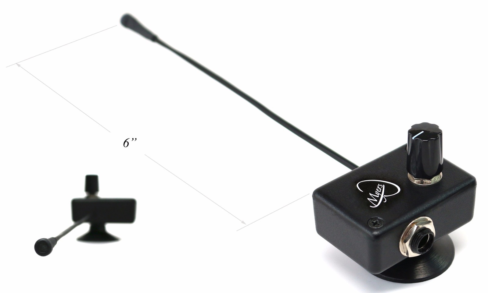 Hohner Melodica Pickup with 6" Micro-Gooseneck by Myers Pickups