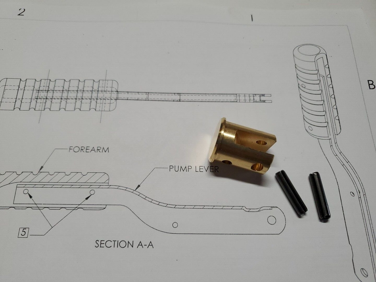 Benjamin 340, 342, 347 Muzzle  W/2 Roll Pins