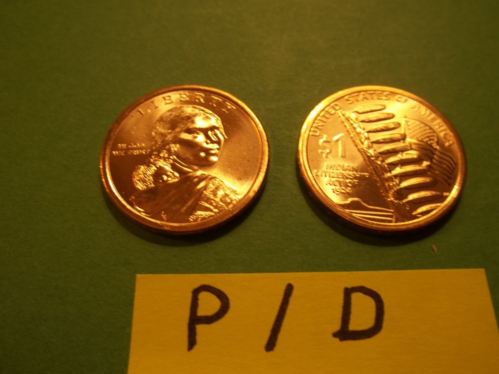 Native American Dollar Set  2024  P, D Unc.