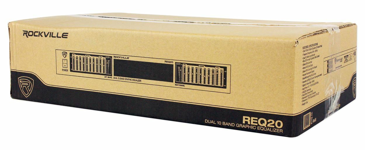 Rockville RPA60BT Home Theater Bluetooth Receiver + 10 Band Graphic Equalizer