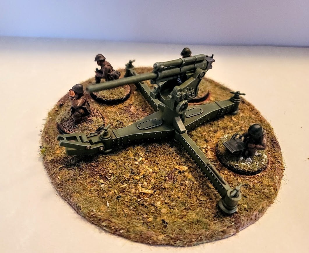 Bofors 80mm Model 29/38M AA gun – 28 mm 1/56 Bolt Action