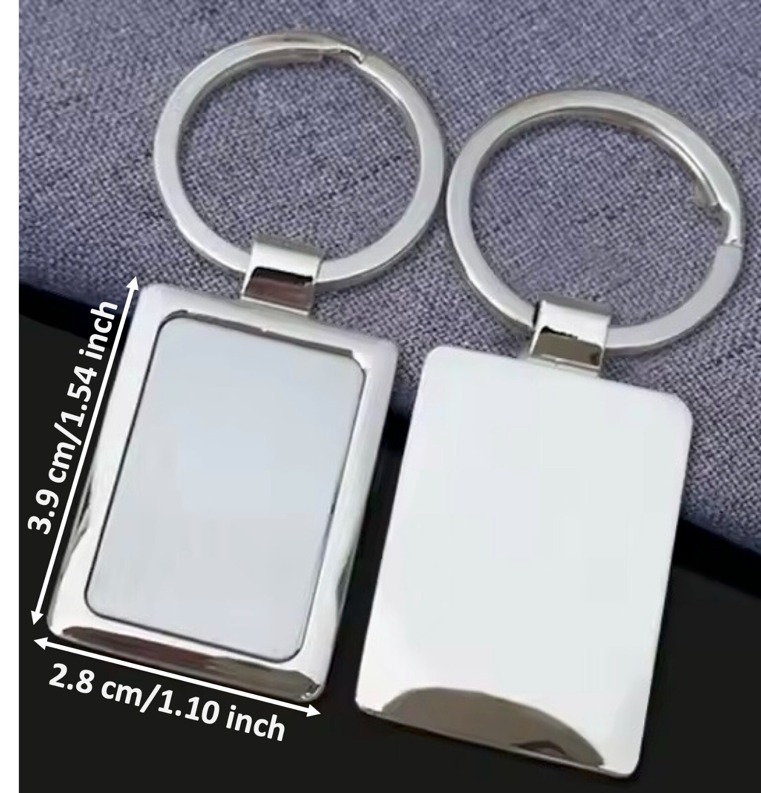 Custom Stainless Steel Key Chain Personalized Metal Keyring Engraved Gift Men