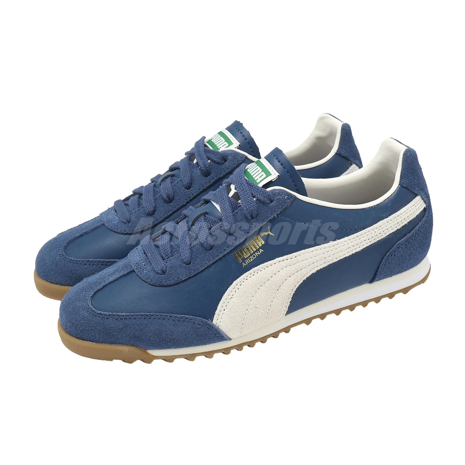 Puma Arizona Retro Navy White Gum Men Unisex Casual Lifestyle Shoes 402353-08