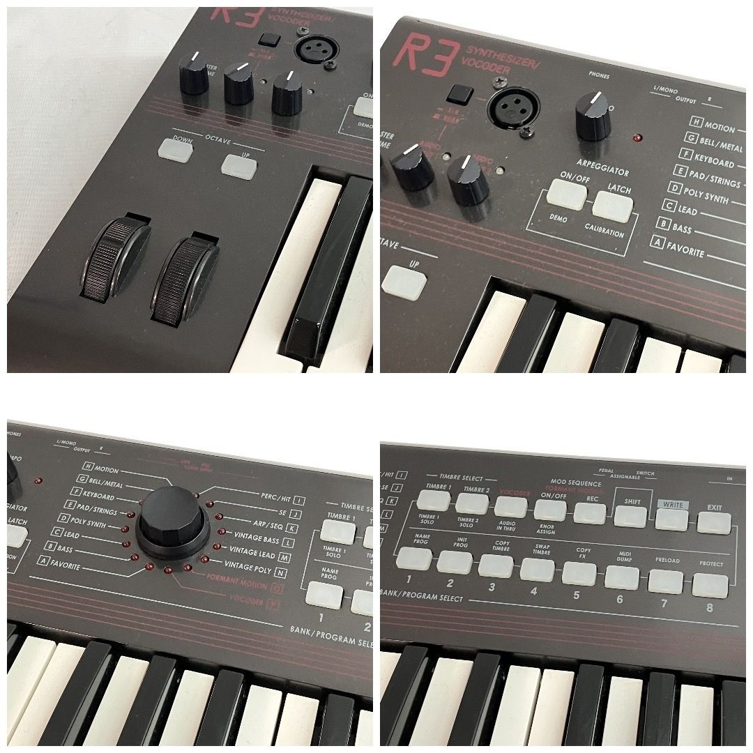 Korg R3 37 key keyboard vocoder with /Mic/power Cable Test Completed