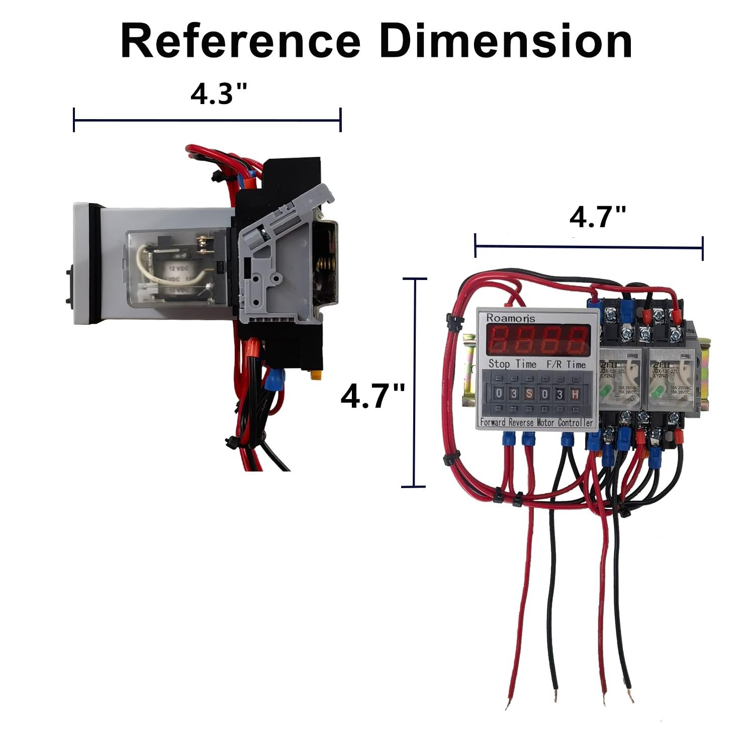 Automatic Forward Reverse Motor Controller with Timer Relay for DC12V Motor/Actu