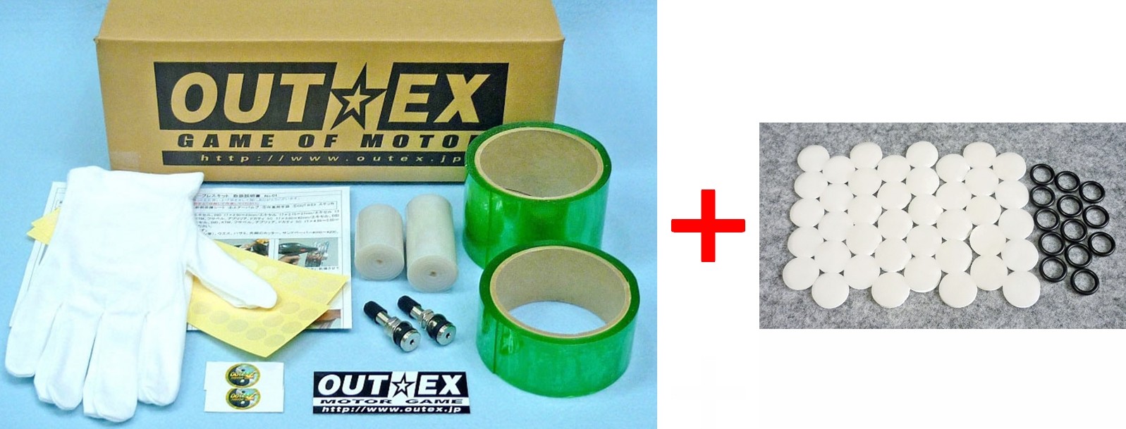 Ducati Scrambler Spoke Wheel Tubeless Kit 18×3.00MT 17×5.50MT OUTEX　FR-305SC