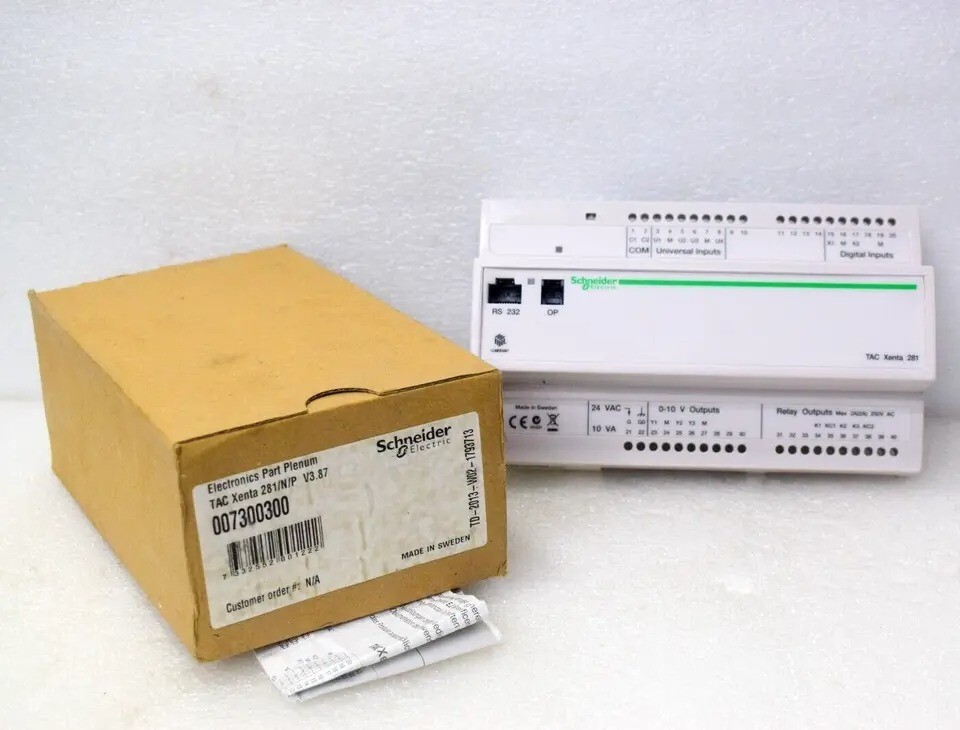 SCHNEIDER TAC Xenta 281 UNIVERSAL & DIGITAL INPUTS RELAY OUTPUTS 0-073-0030-0