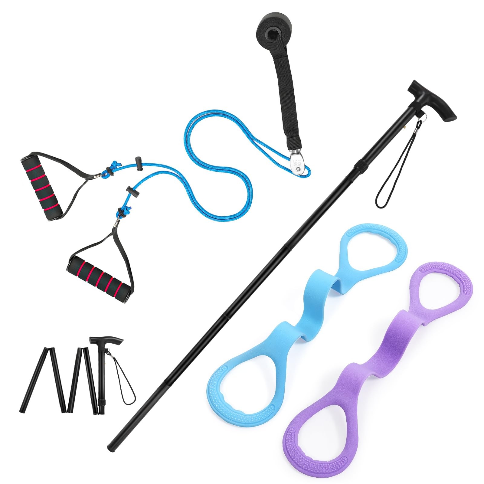 Shoulder Rehab and Home Therapy Pro Kit │Physical Therapy Pulley,Shoulder Wan...