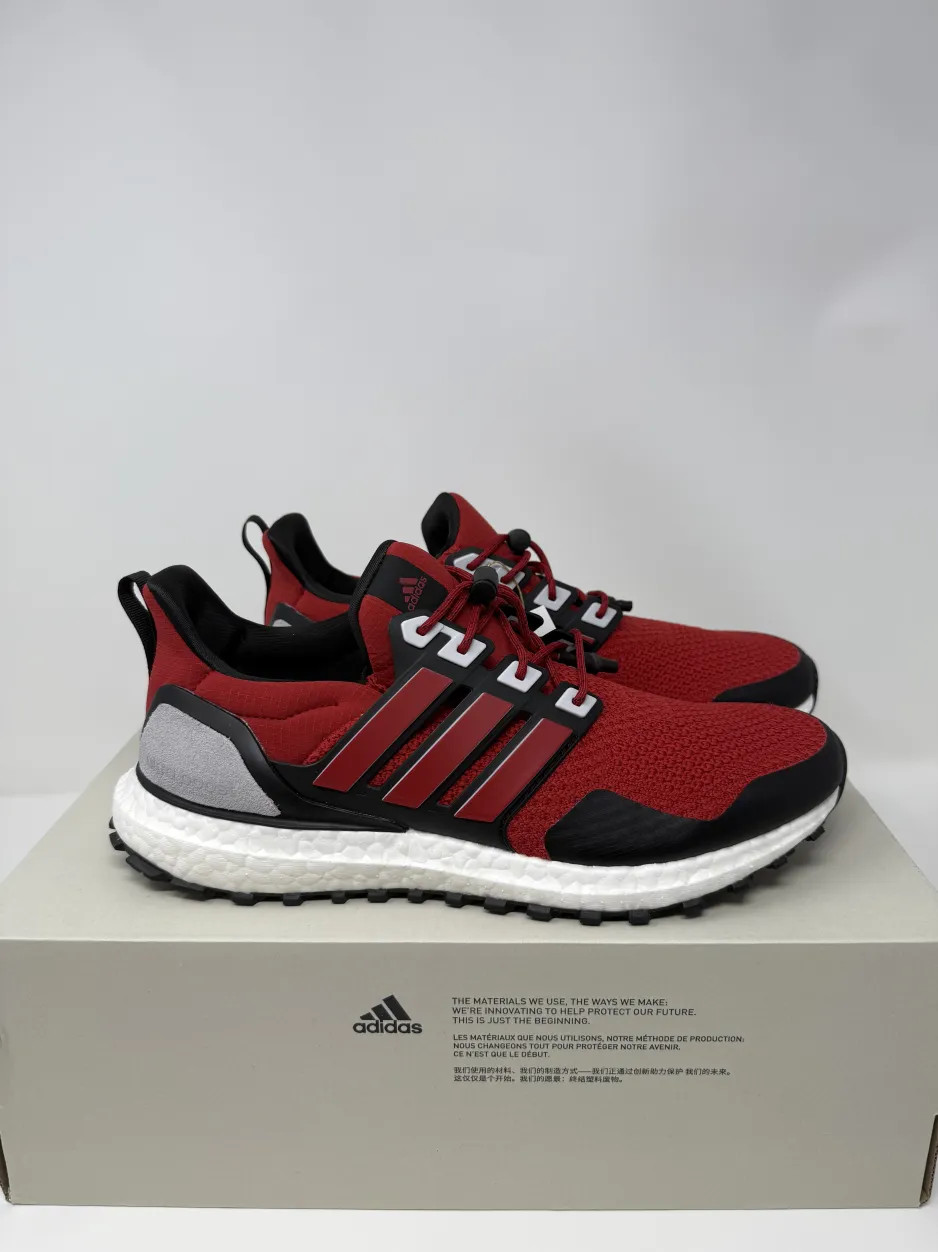 Adidas Ultraboost 1.0 ATR Running Shoes Red Black White JS2975 Mens Size