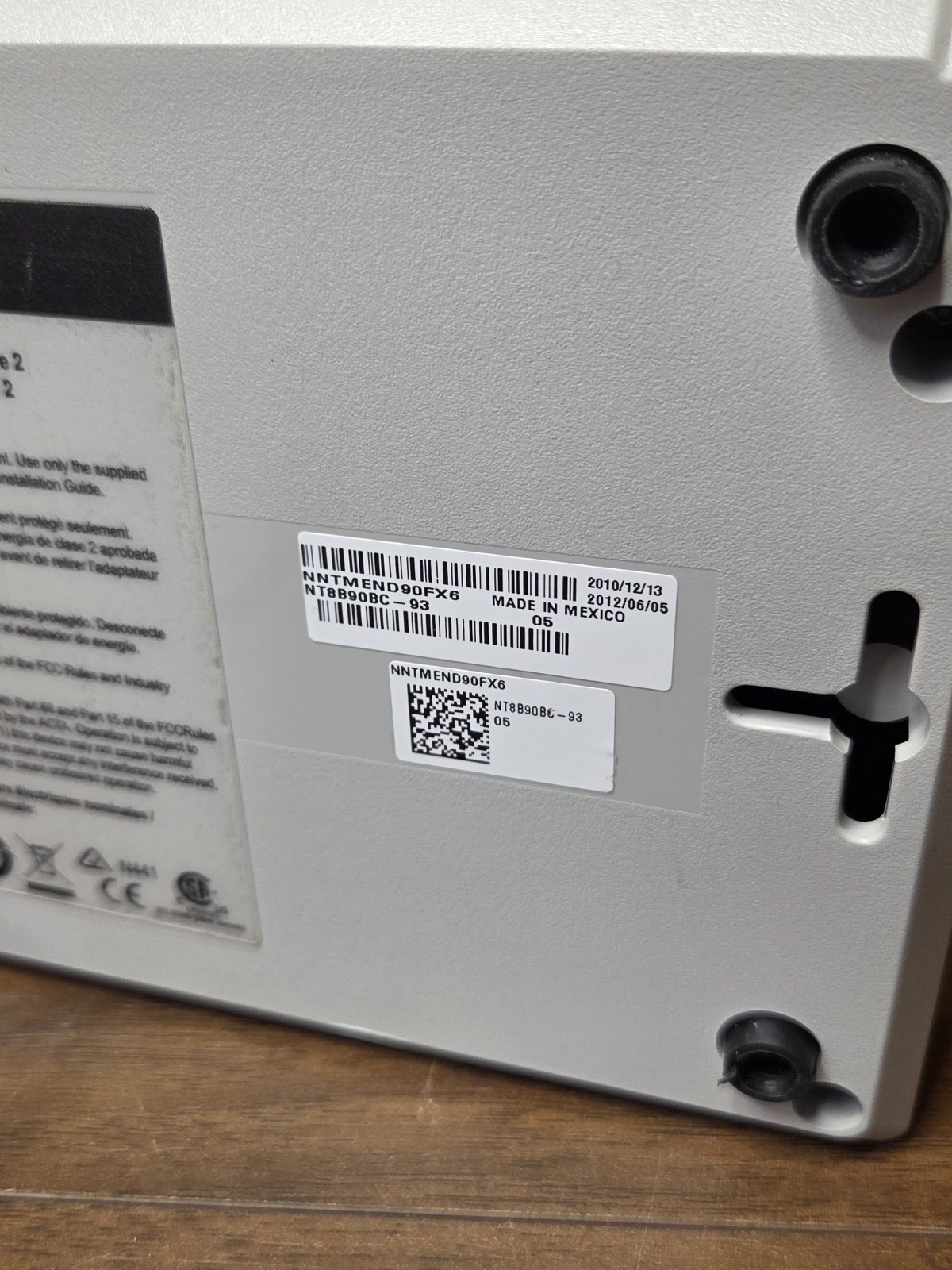 NORTEL NORSTAR ATA2 POWER SUPPLY With Adapter