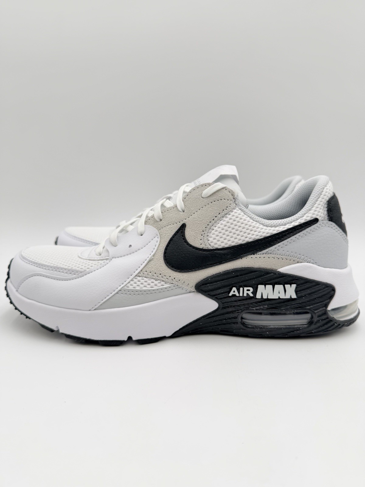 Nike Men's Air Max Excee Size 12 White Black Pure Platinum |FN7304-100|