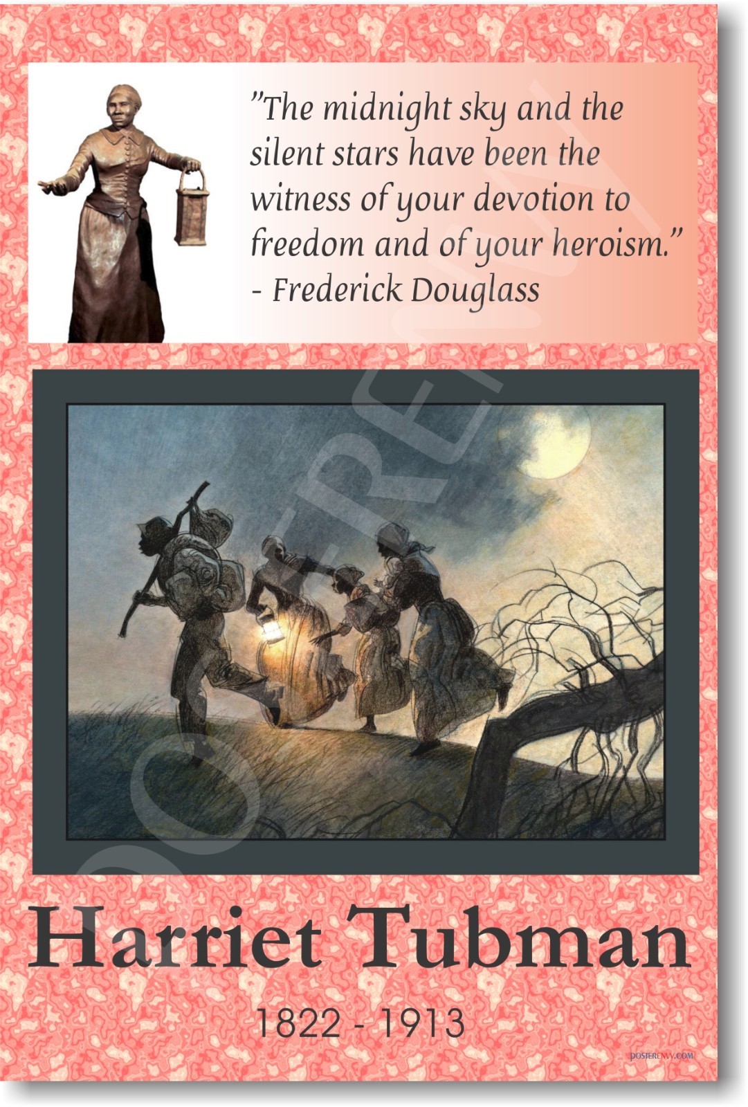 Harriet Tubman - Black History African American  Social Studies Classroom POSTER