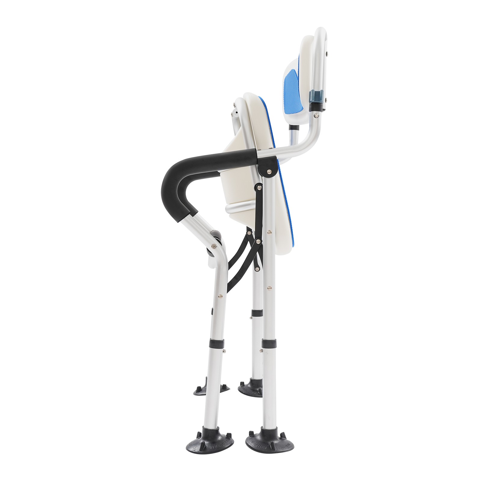 Heavy Duty Shower Chair U-Shape Seat Foldable Shower Chair for Private Washing