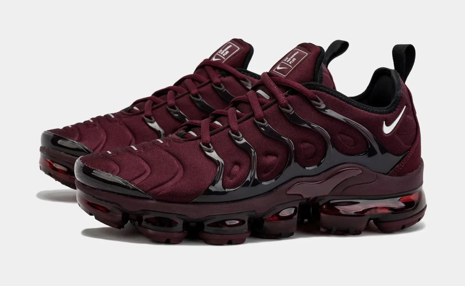 NEW VaporMax Plus Night Maroon Burgundy Red FN6850-681 Size US (7-11) Men NEW