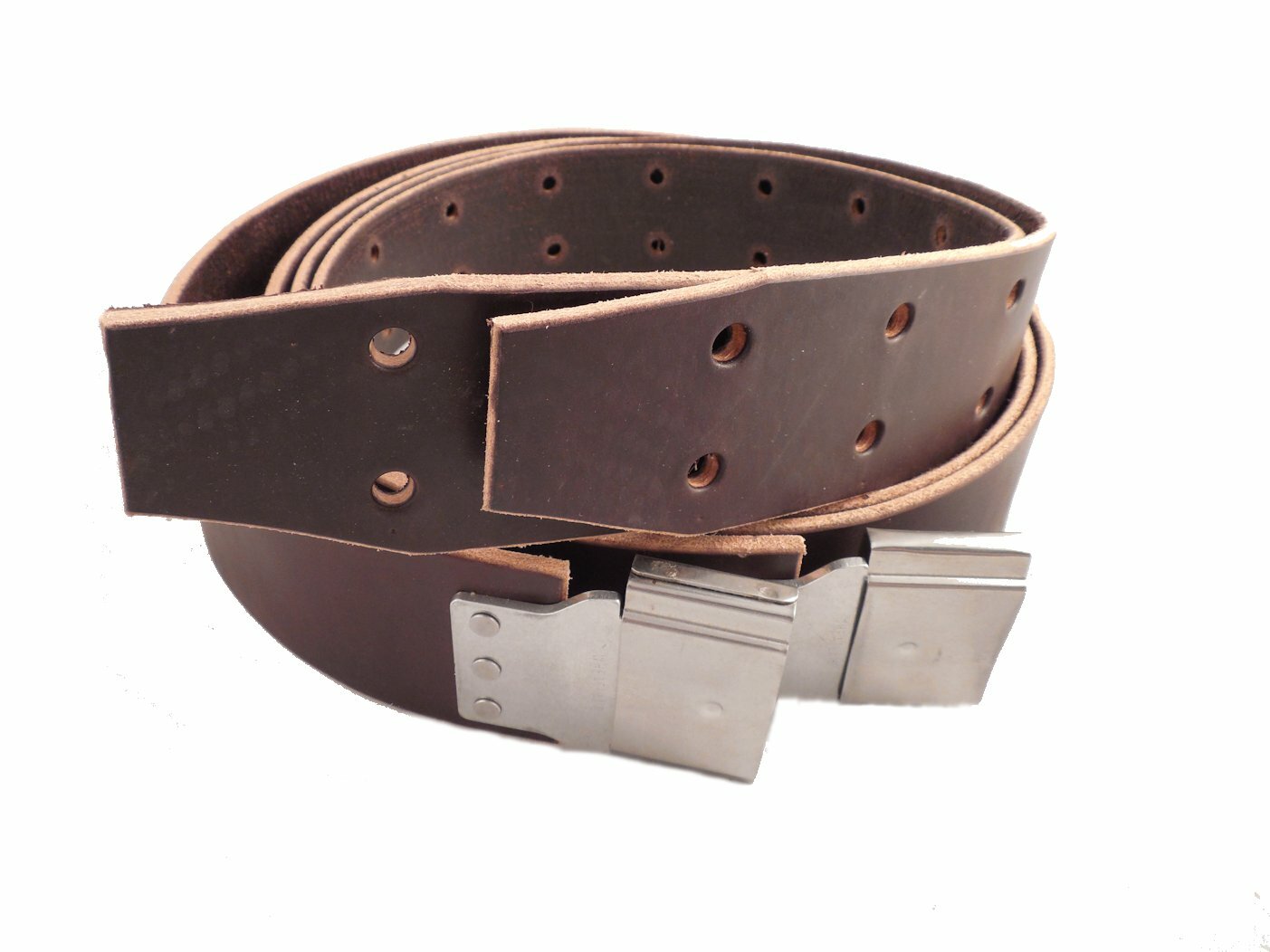 WESTERN STIRRUP LEATHERS 2.5 X 66" USA Handmade MEDIUM OIL BROWN with BUCKLES