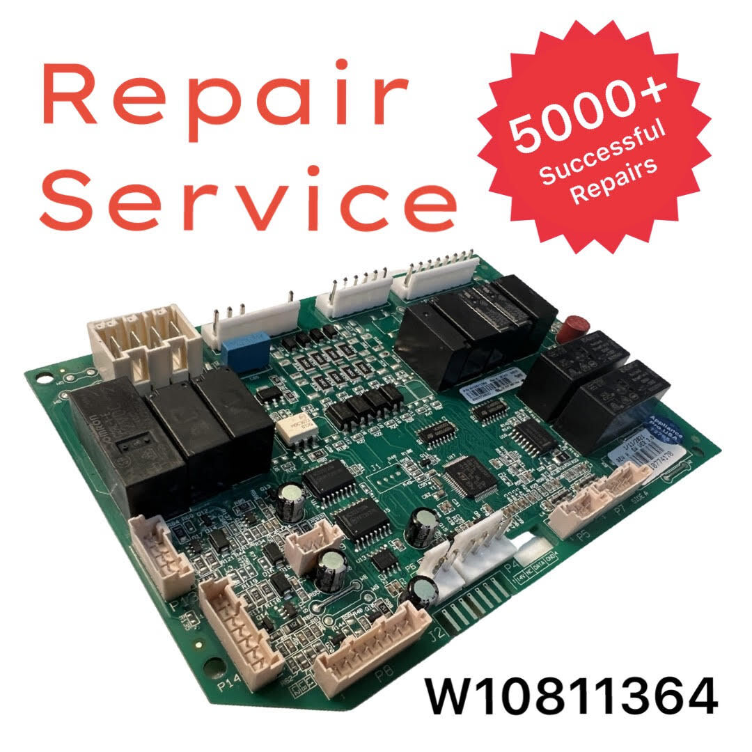 WHIRLPOOL REFRIGERATOR W10811364 CONTROL BOARD MASTER REPAIR / REBUILD SERVICE